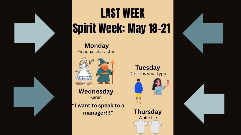 Spring Spirit Week 18-21