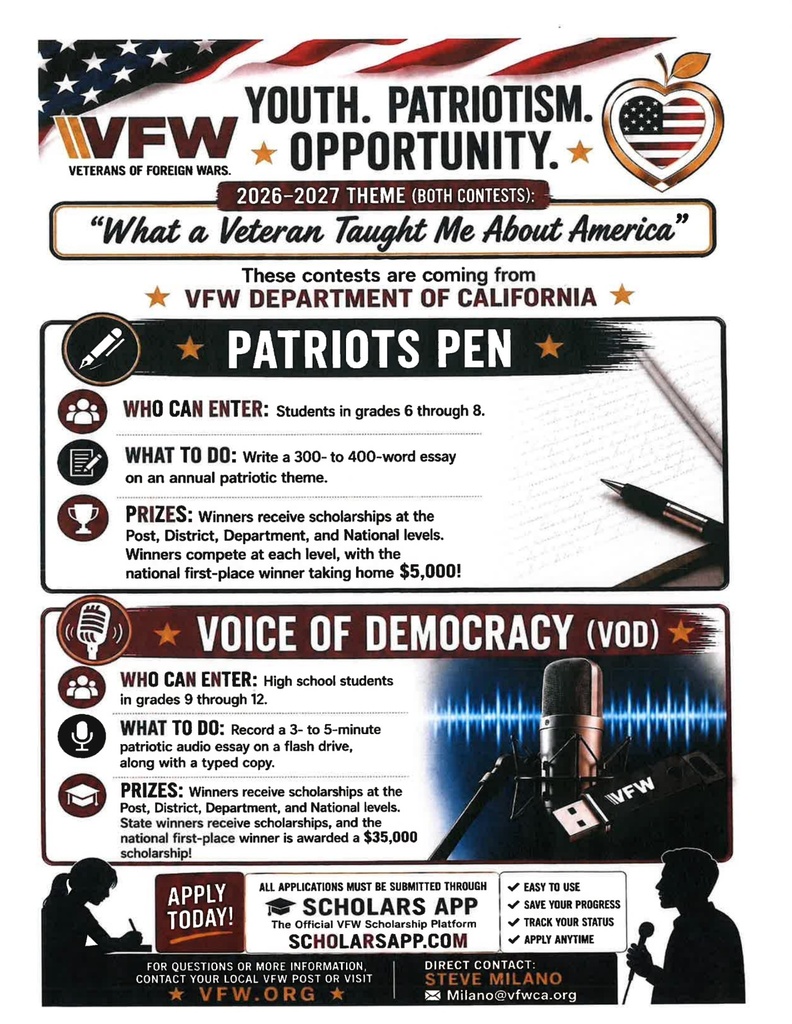VFW Scholarship Information