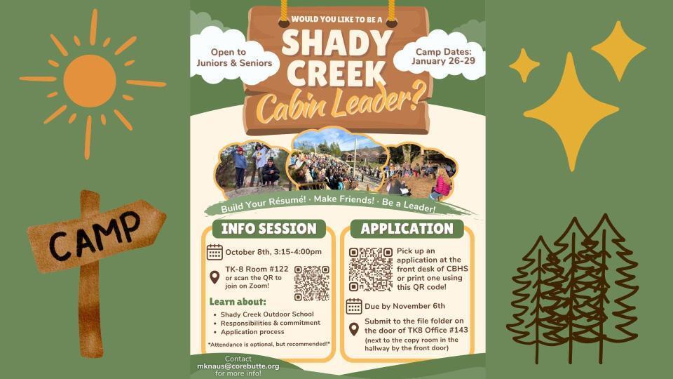 Juniors and Seniors - Check this out!