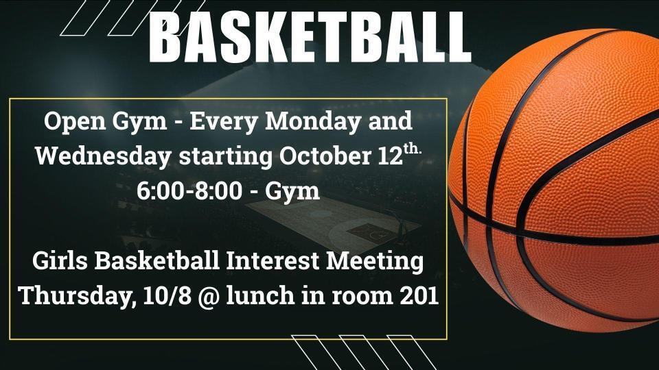 Basketball Open Gym and Season Information