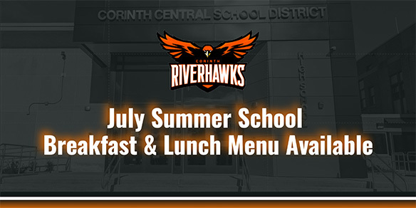 July Summer School Breakfast & Lunch Menu 