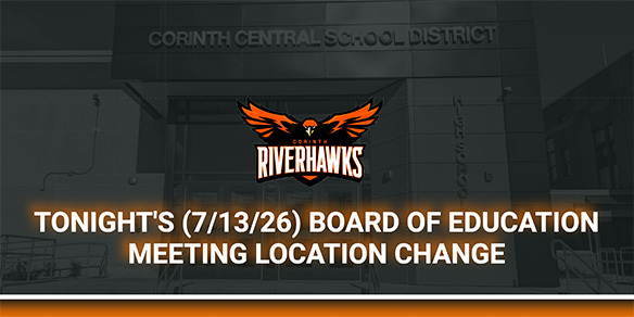 Board of Education Meeting Location Change