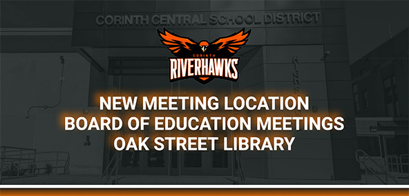 Board of Education Meeting Location Update