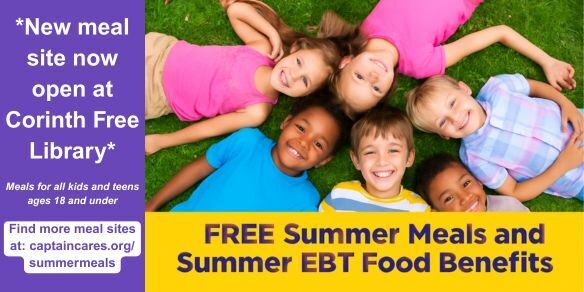 New Meal Site Now Open at Corinth Free Library