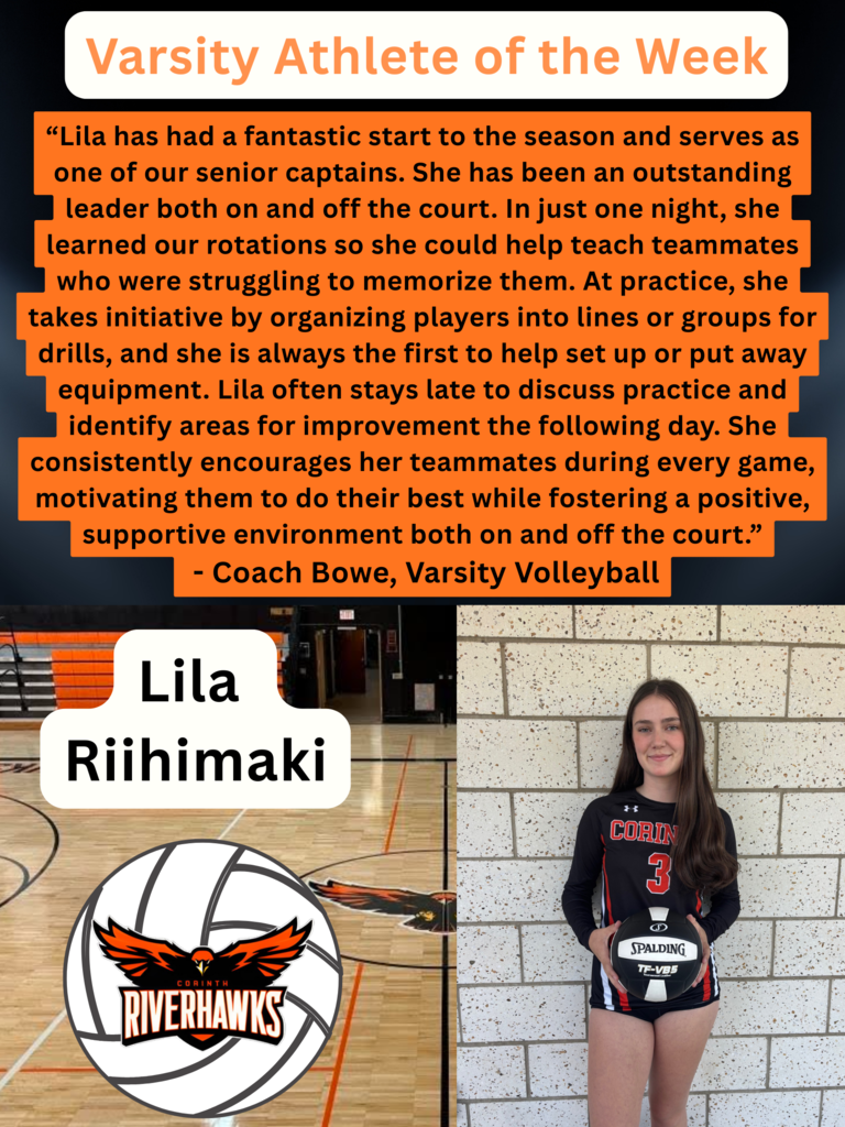 Lila Riihimaki - Athlete of the Week