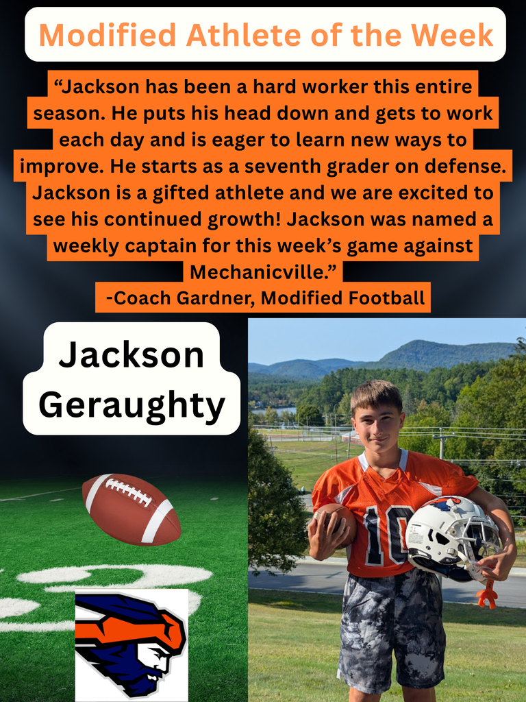 Jackson G Modified Athlete of the Week