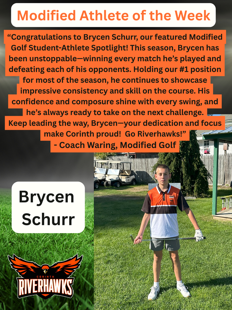 Brycen S - Modified Athlete of the Week