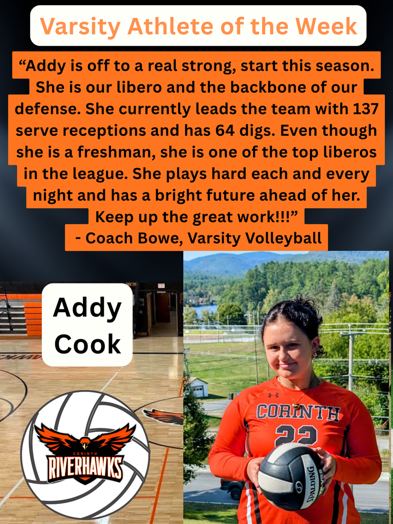 Addy Cook Athlete of the Week