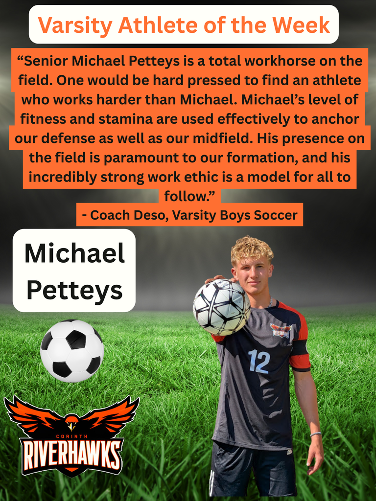 Michael Petteys Athlete of the Week