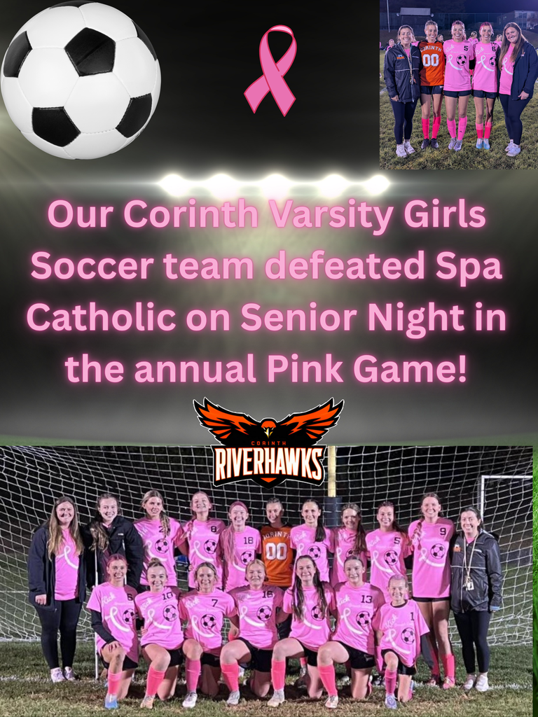 Varsity Girls Soccer Pink Game 