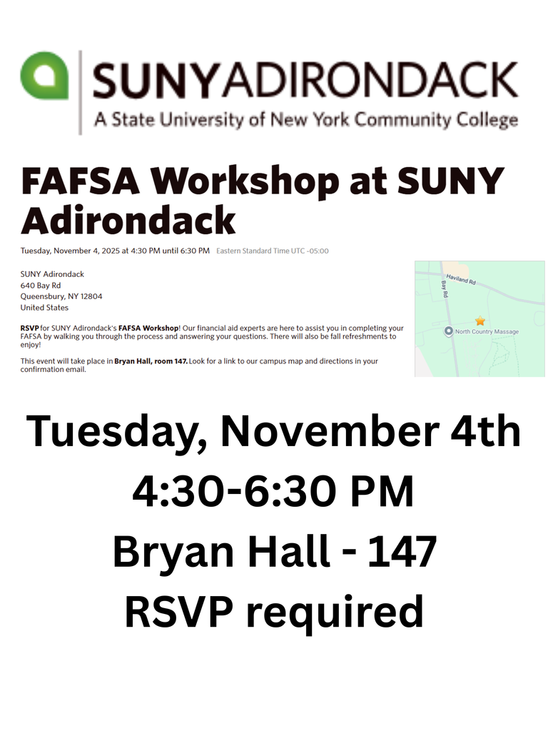 SUNY ADK FAFSA Workshop 