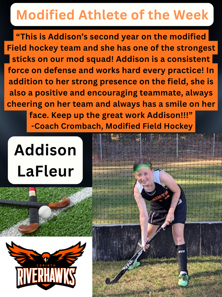 Addison LaFleur Modified Athlete of the Week