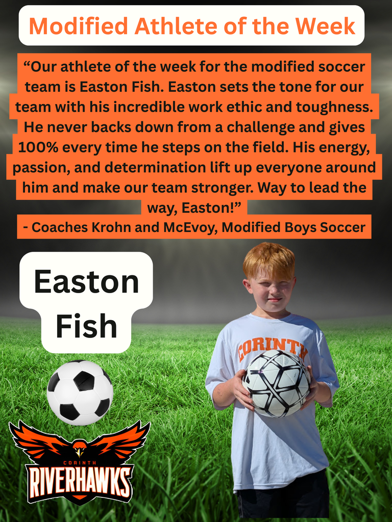 Easton Fish Modified Athlete of the Week