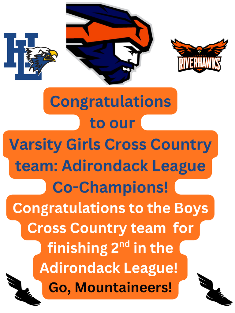 Cross Country Adirondack League Champions
