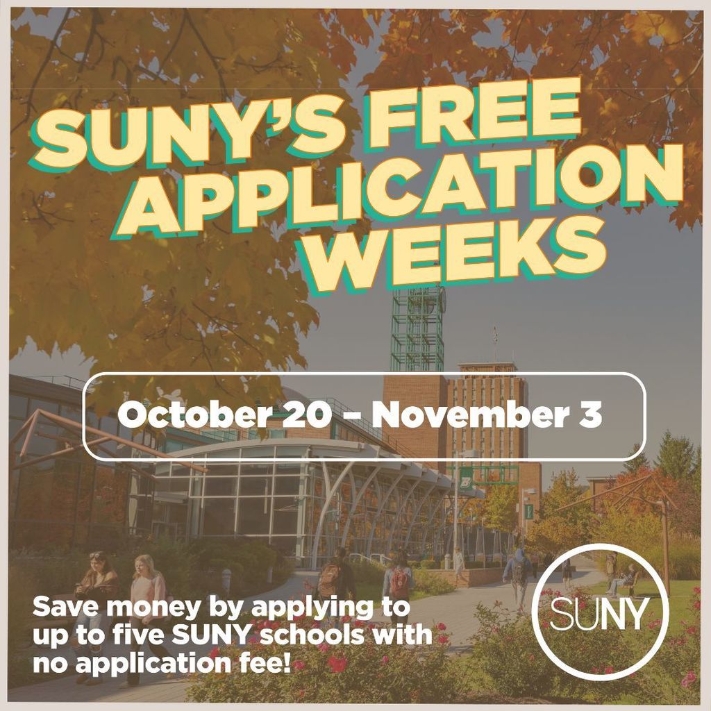 SUNY FREE APPLICATION WEEK