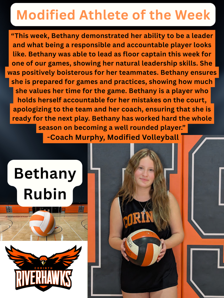 Bethany R Athlete of the Week