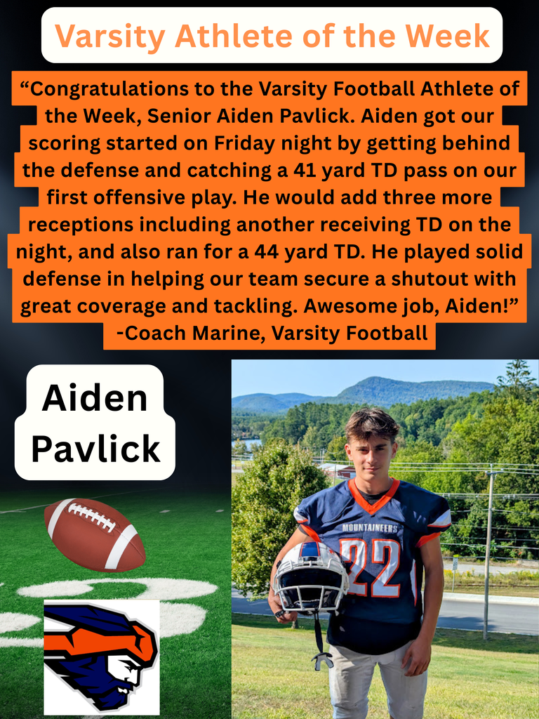 Aiden Pavlick Athlete of the Week