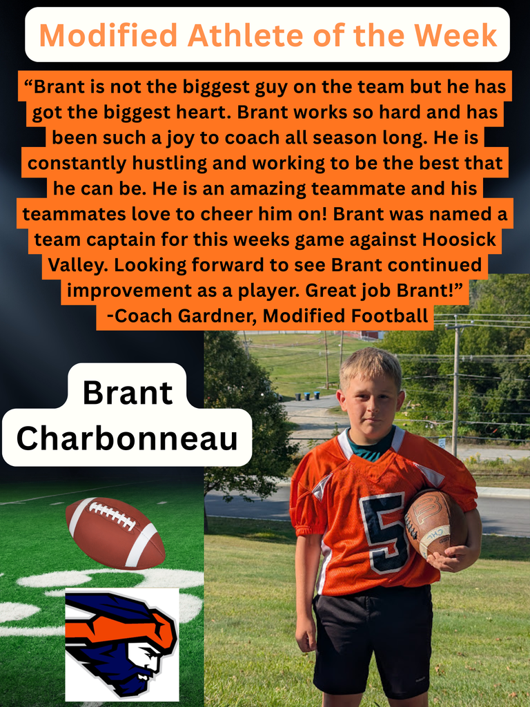 Modified Athlete of the Week Brant