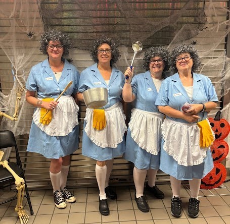 Halloween CES CAFETERIA staff