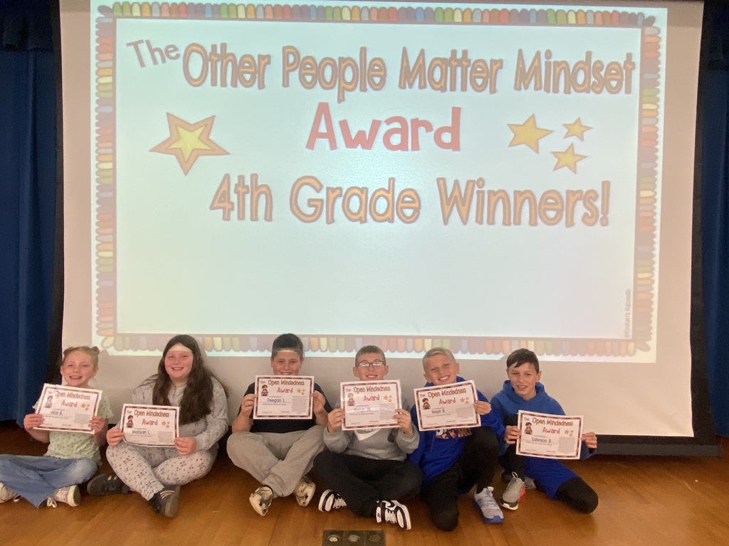 Grade 4 Choose Kindness winners