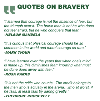 Bravery quotes