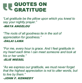 Quotes on Gratitude