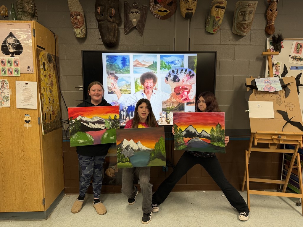 Bob Ross: Grade 8 ART