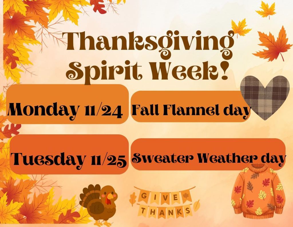 Thanksgiving Spirit Week
