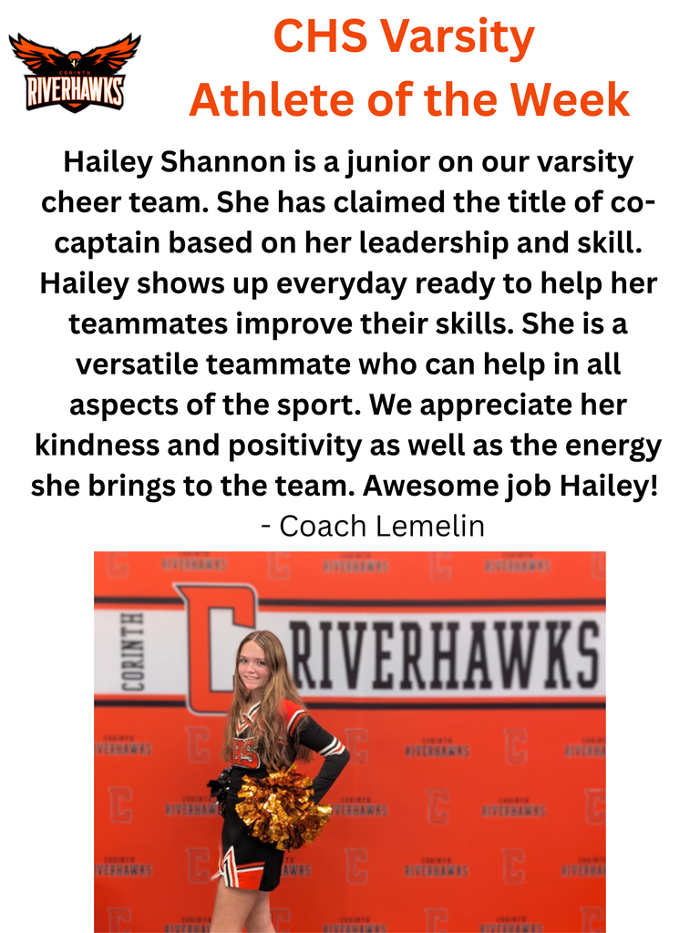 Hailey Shannon - Cheer Athlete of the Week