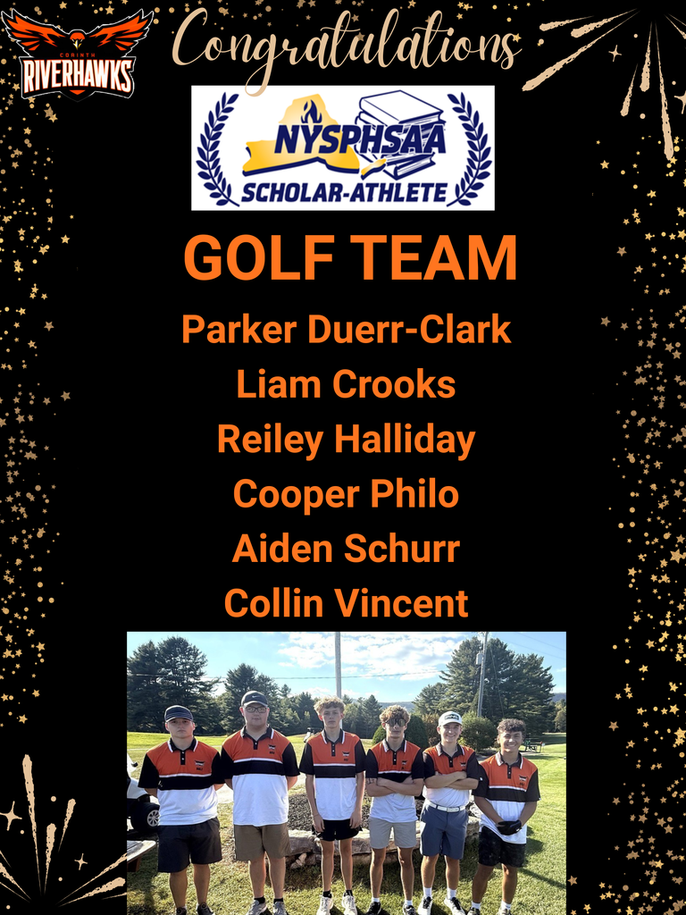 SCHOLAR ATHLETE GOLF TEAM