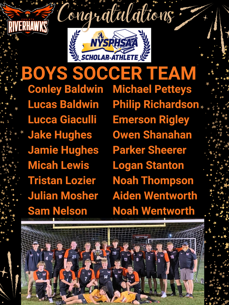SCHOLAR ATHLETE BOYS SOCCER TEAM