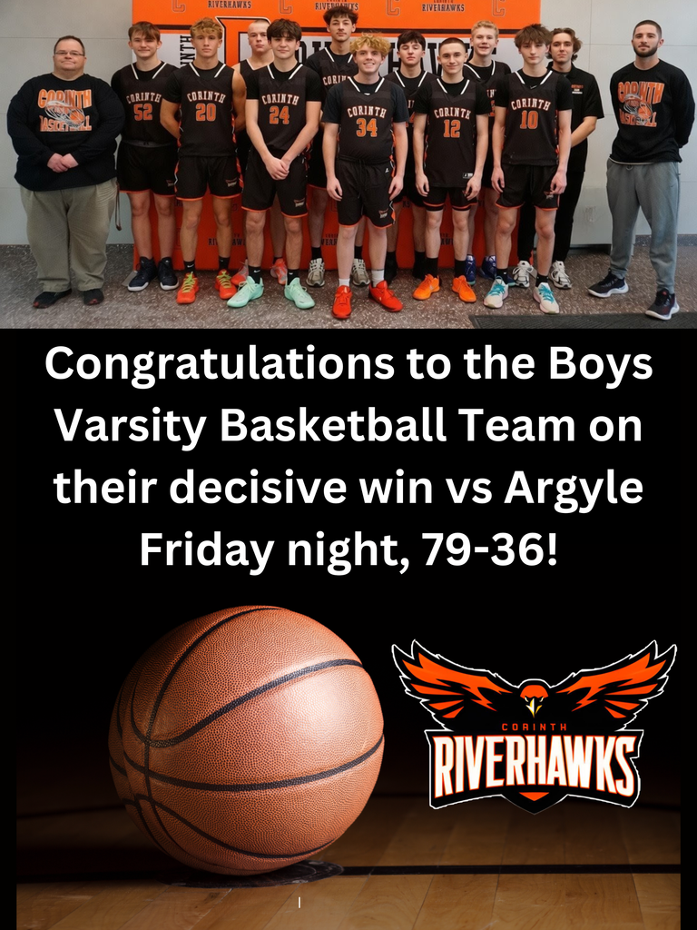 Boys Varsity Basketball Win vs Argyle December 12th