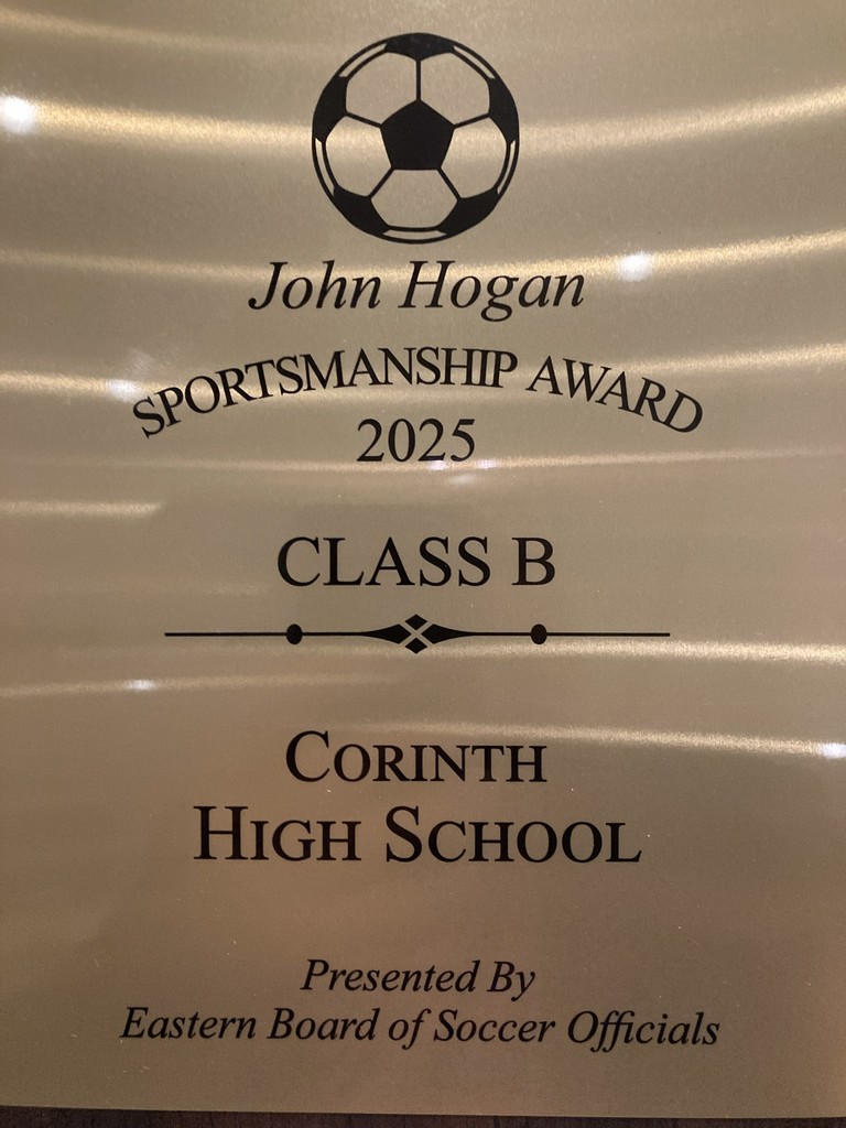 SPORTSMANSHIP AWARD for Varsity Boys Soccer