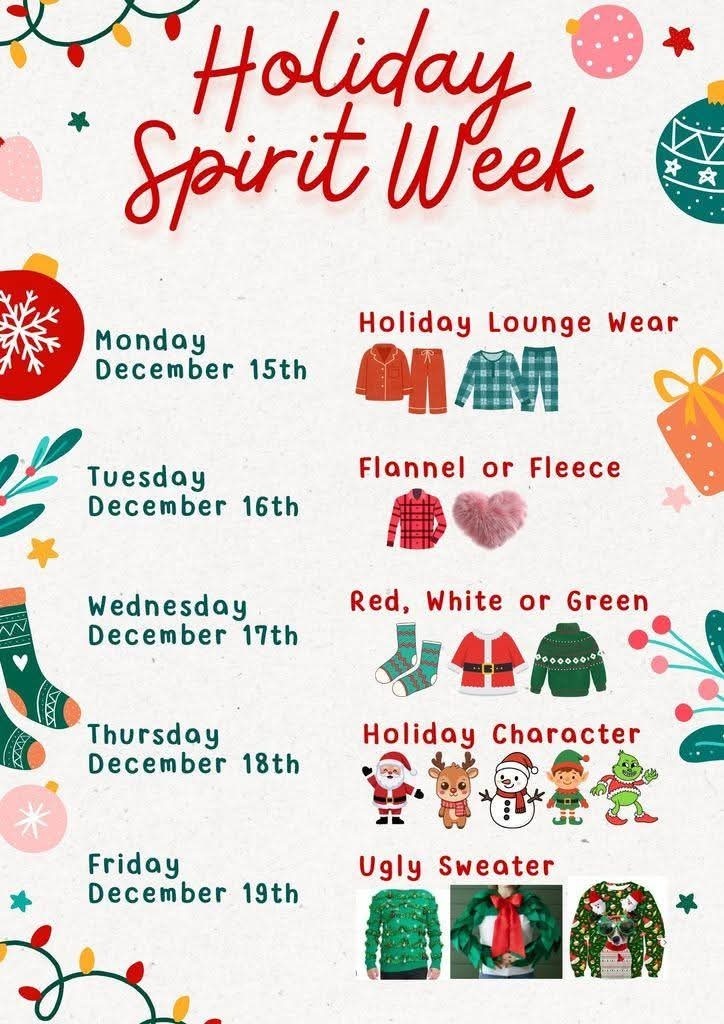 Holiday Spirit Week 2025
