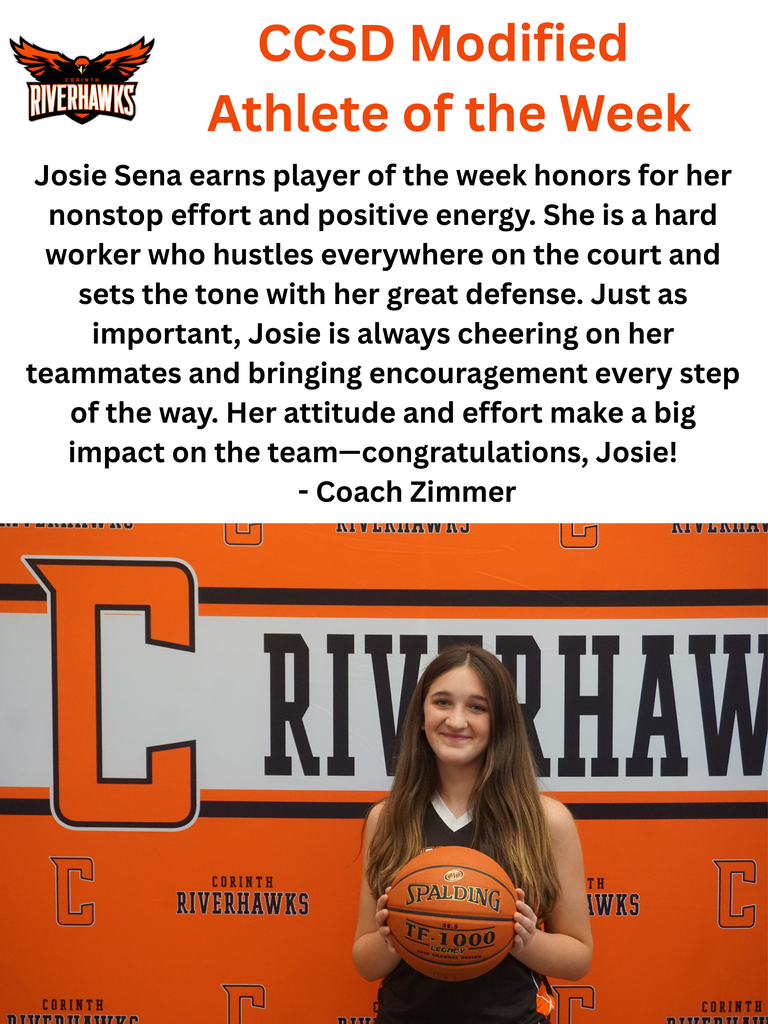 Josie S Modified Athlete of the Week