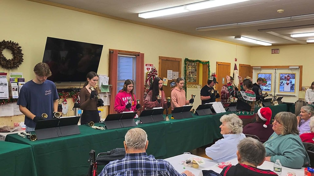 CHS Handbell Ensemble visits the Senior Center 2