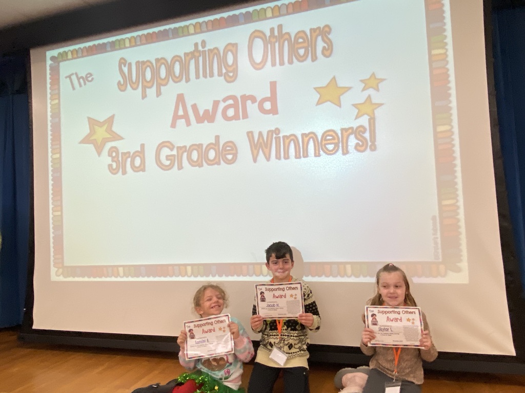 Grade 3 SEL assembly award winners
