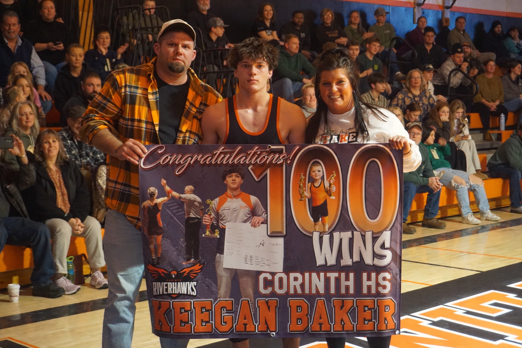 Keegan Baker and family 100 career wins