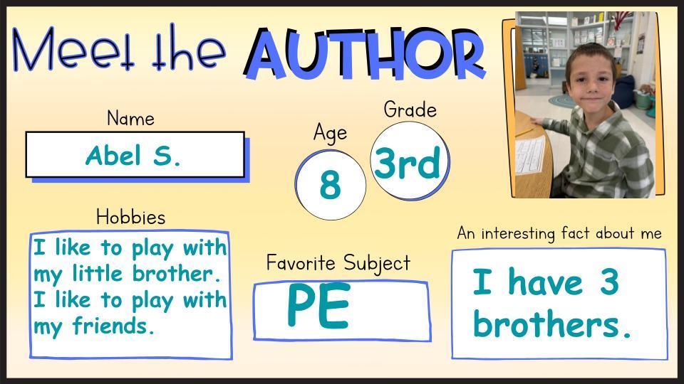 Author of the Week Abel