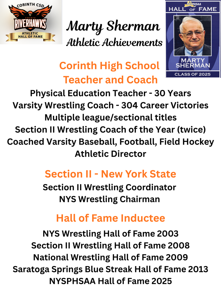 Marty Sherman Athletic Achievements
