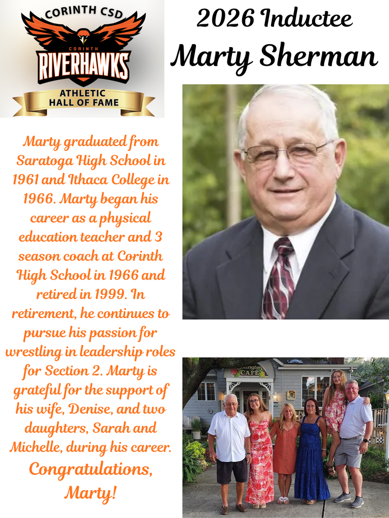 Marty Sherman Athletic Hall of Fame Inductee