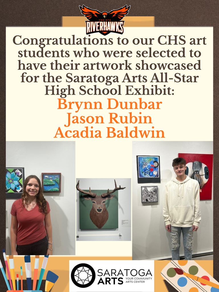 CHS Students at the Saratoga Arts All-Star HIgh School Student Exhibit