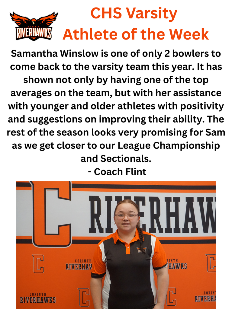 Samantha Winslow Athlete of the Week