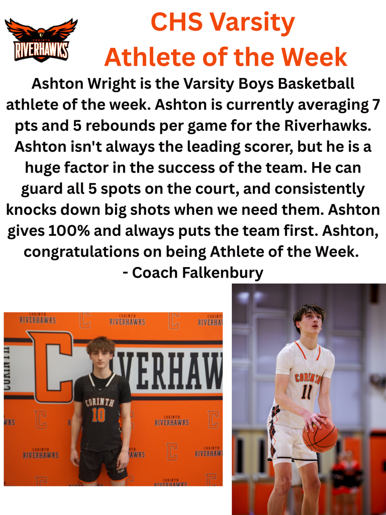 Ashton Wright Athlete of the Week