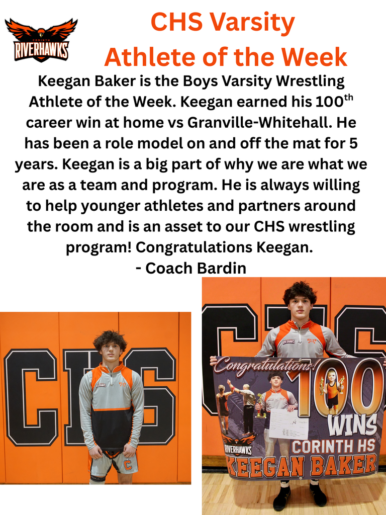 Keegan Baker Athlete of the Week