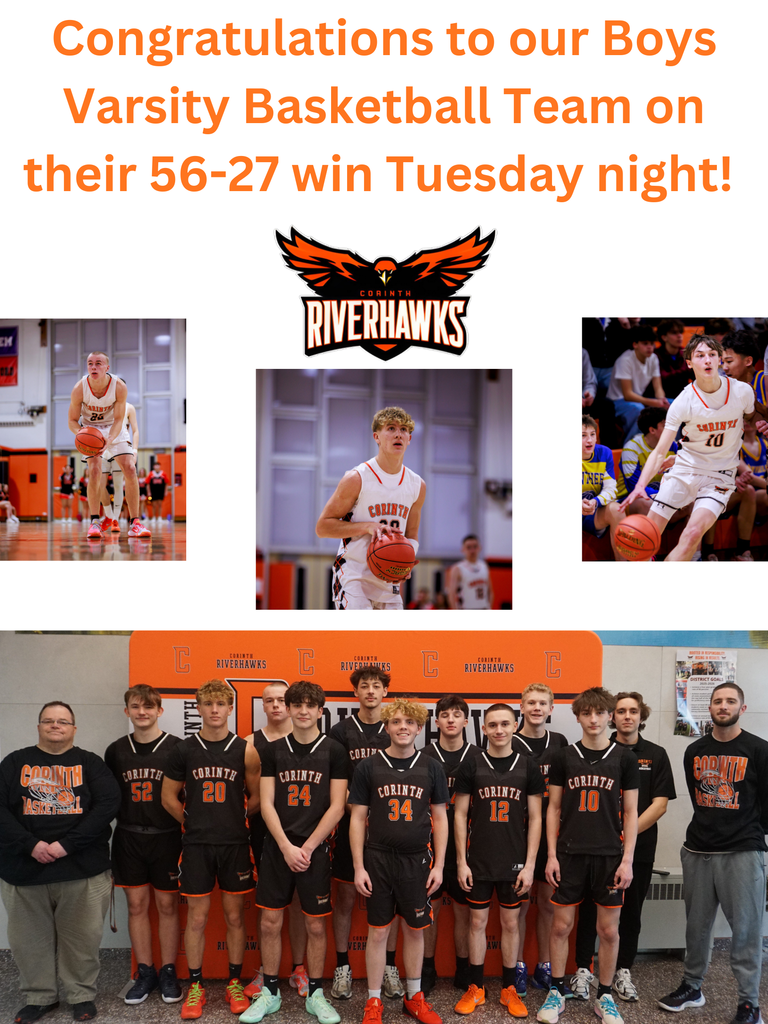 Boys Varsity Basketball Win vs Fort Edward