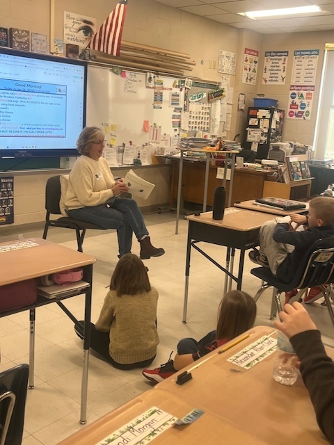 Mystery Reader Mrs. Briner