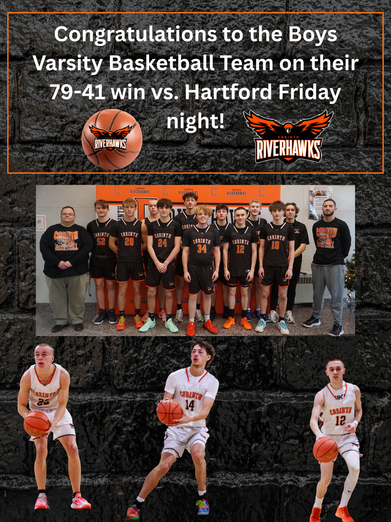 BOYS VARSITY BB win vs Hartford