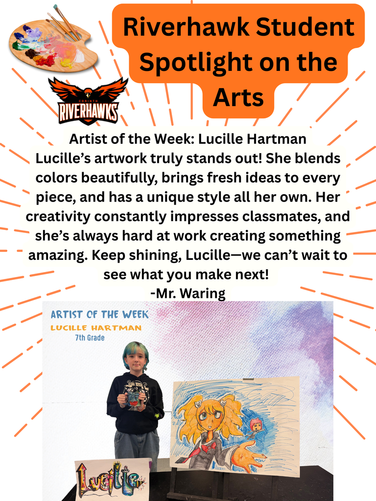 Student Spotlight on the Arts Lucille Hartman
