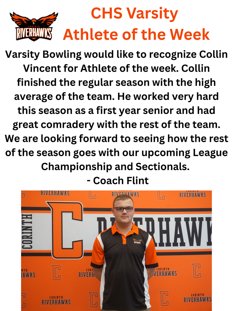Collin Vincent Bowling Athlete of the Week